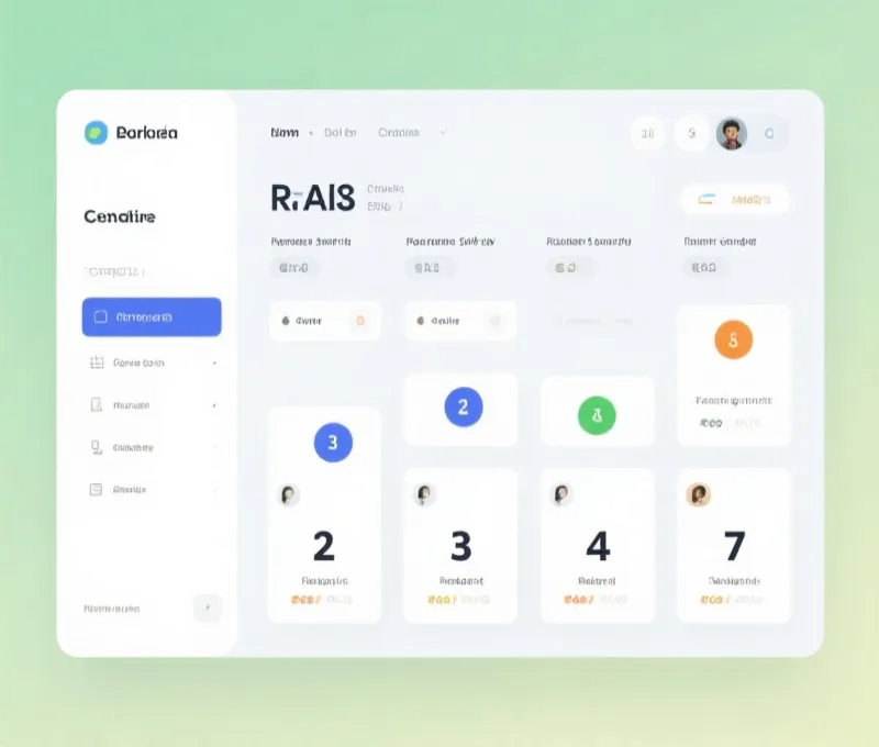 开奖数据展示界面示意
