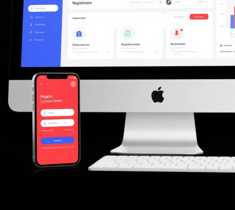 中国彩票平台开户注册界面展示